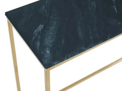 Design Sidetable Aretha - Marmer En Metaal - Zwart En Goudkleurig - Van Pascal Morabito