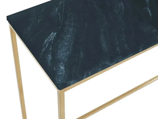 Design Sidetable Aretha - Marmer En Metaal - Zwart En Goudkleurig - Van Pascal Morabito