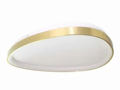 Design-Plafondlamp Met Variabele Ledverlichting - Aluminium En Metaal - D65 - Goudkleurig - Granby
