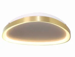 Design-Plafondlamp Met Variabele Ledverlichting - Aluminium En Metaal - D65 - Goudkleurig - Granby