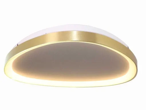 Design-Plafondlamp Met Variabele Ledverlichting - Aluminium En Metaal - D65 - Goudkleurig - Granby