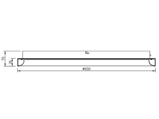 Design-Plafondlamp Met Variabele Ledverlichting - Aluminium En Metaal - D65 - Goudkleurig - Granby