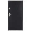 Deur Van Staal H.207 X B.100 Cm Antraciet - Links Duwen - Agueda