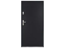 Deur Van Staal H.207 X B.100 Cm Antraciet - Links Duwen - Agueda