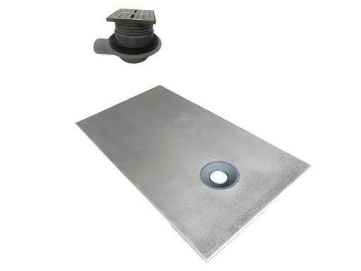 Douchebak Klaar Om Te Betegelen Delos Sifon Inbegrepen - 1600 X 900 X 40 Mm - Snijdbaar
