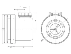 Douchebak Lyros Inclusief Sifon - 1600 X 800 X 40 Mm - Antraciet