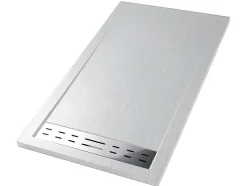 Douchebak Lyros Met Sifon Inbegrepen - 1600X800X40Mm - Wit