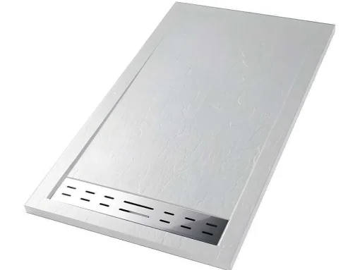 Douchebak Lyros Met Sifon Inbegrepen - 1600X800X40Mm - Wit
