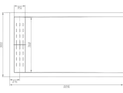 Douchebak Lyros Met Sifon Inbegrepen - 1600X900X40Mm - Wit