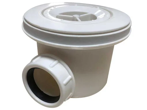 Douchebak Lyros Met Sifon Inbegrepen - 1600X800X40Mm - Wit