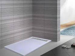Douchebak Lyros Met Sifon Inbegrepen - 1600X900X40Mm - Wit