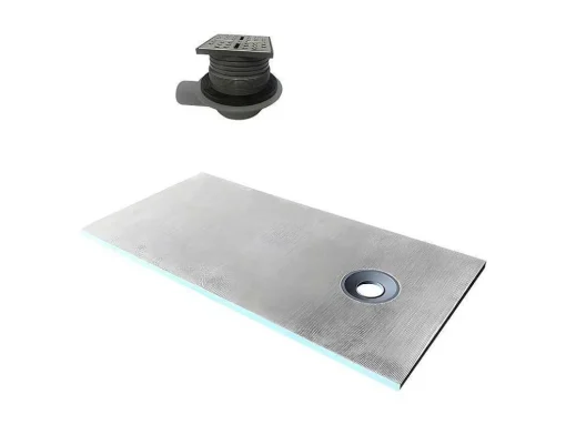 Douchebak Om Te Betegelen Delos Sifon Inbegrepen - 1800 X 900 X 40 Mm - Snijdbaar