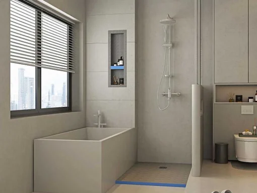 Douchebak Om Te Betegelen Delos 1400X900X40 Mm