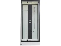 Douchecabine Met Massagestralen Primea - 2 Zones Met Massagestralen - L90 X D90 X H215 Cm - Tropische Regenfunctie En Handdouchekop