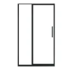 Douchedeur In Industriele Stijl - Zwart Mat - 120 X 195 Cm - Toroni