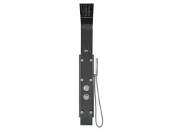 Douchekolom Met Massagestralen Evana - Zwart - 45 X 150 Cm
