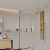 Douchekolom Met Massagestralen Solal Van Bamboe - 20 X 140Cm