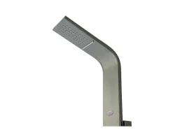 Douchekolom Met Massagestralen Evana - Zwart - 45 X 150 Cm