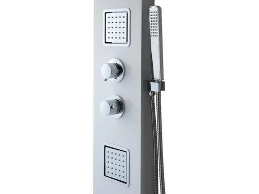 Douchekolom Met Massagestralen Amanda - Met Opbergruimte - 22 X 145 Cm