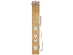 Douchekolom Met Massagestralen Solal Van Bamboe - 20 X 140Cm