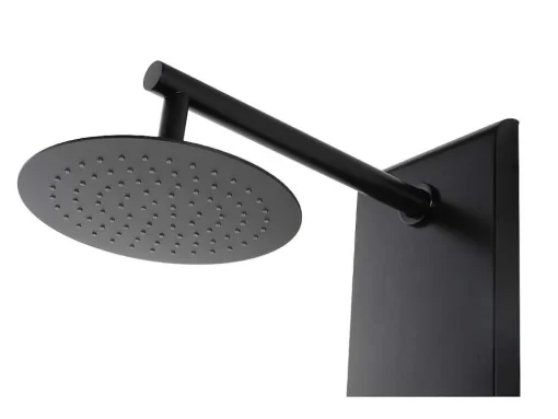 Douchekolom Met Massagestralen Jubida - Zwart - 20*130 Cm