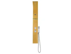 Douchekolom Met Thermostaatkraan En Massagestralen Josta - Goud - 45 X 150 Cm