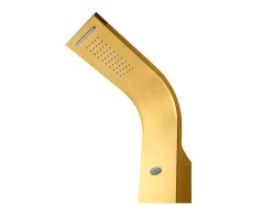 Douchekolom Met Thermostaatkraan En Massagestralen Josta - Goud - 45 X 150 Cm