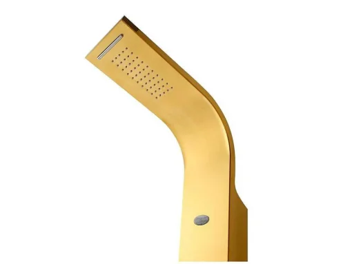 Douchekolom Met Thermostaatkraan En Massagestralen Josta - Goud - 45 X 150 Cm