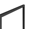 Doucheschuifdeur In Industriele Stijl - Zwart Mat - 120 X 195 Cm - Toroni