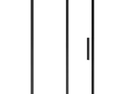 Doucheschuifdeur In Industriele Stijl - Zwart Mat - 120 X 195 Cm - Toroni