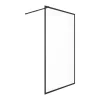 Douchewand Voor Inloopdouche 100 X 200 Cm Matzwart Gehard Glas Amberi