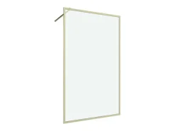 Douchewand Voor Inloopdouche 120 X 200 Cm Goudkleurig Gehard Glas Amberi
