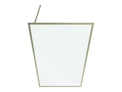 Douchewand Voor Inloopdouche 120 X 200 Cm Goudkleurig Gehard Glas Amberi