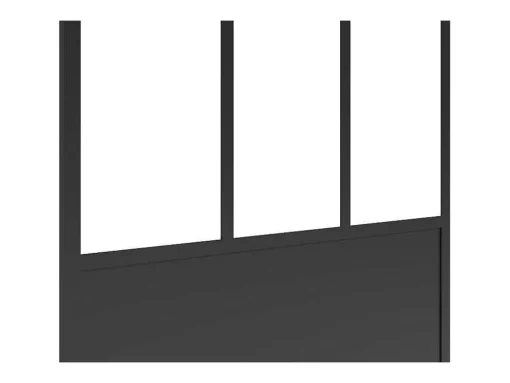 Douchewand Voor Inloopdouche Matzwart Industriele Stijl 100 X 200 Cm Urbanik