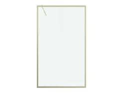 Douchewand Voor Inloopdouche 120 X 200 Cm Goudkleurig Gehard Glas Amberi