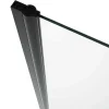 Draaibare Douchedeur - 70 X 195 Cm - Matzwart - Gehard Glas - Sarasota