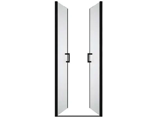 Draaibare Douchedeur - 70 X 195 Cm - Matzwart - Gehard Glas - Sarasota