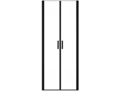 Draaibare Douchedeur - 70 X 195 Cm - Matzwart - Gehard Glas - Sarasota
