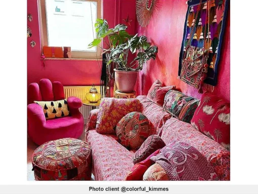 Draaibare Fauteuil Hand Catchy Van Fluweel - Fuchsia
