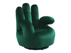 Draaibare Fauteuil Hand Catchy Van Fluweel - Spargroen