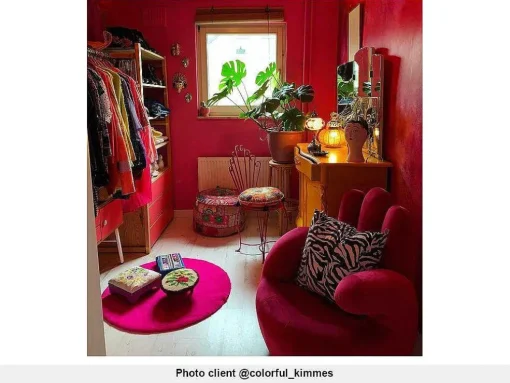 Draaibare Fauteuil Hand Catchy Van Fluweel - Fuchsia