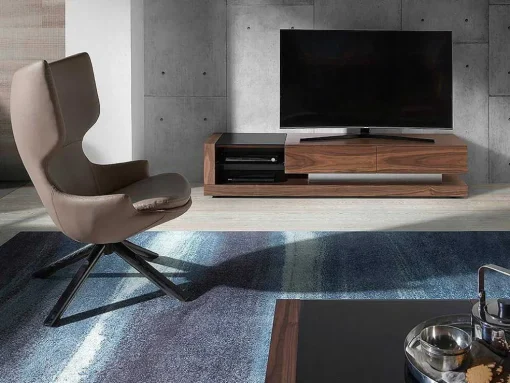 Draaifauteuil In Eco-Leer 5072 Angel Cerda