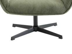 Draaifauteuil Van Groen Ribfluweel Galati