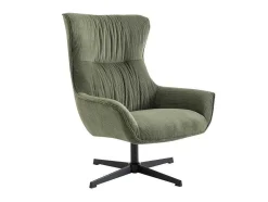 Draaifauteuil Van Groen Ribfluweel Galati