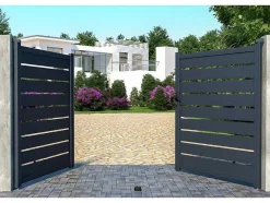 Draaihek Van Aluminium - Antraciet - L305Xh183 Cm - Primo