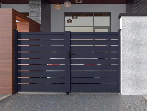 Draaihek Van Aluminium - Antraciet - L305Xh183 Cm - Primo