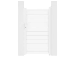 Draaipoort Van Aluminium L103 X H181 Cm Wit - Nazario