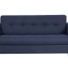 Driezits Express Bedbank Van Stof Ganoa - Blauw