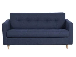 Driezits Express Bedbank Van Stof Ganoa - Blauw