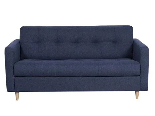 Driezits Express Bedbank Van Stof Ganoa - Blauw